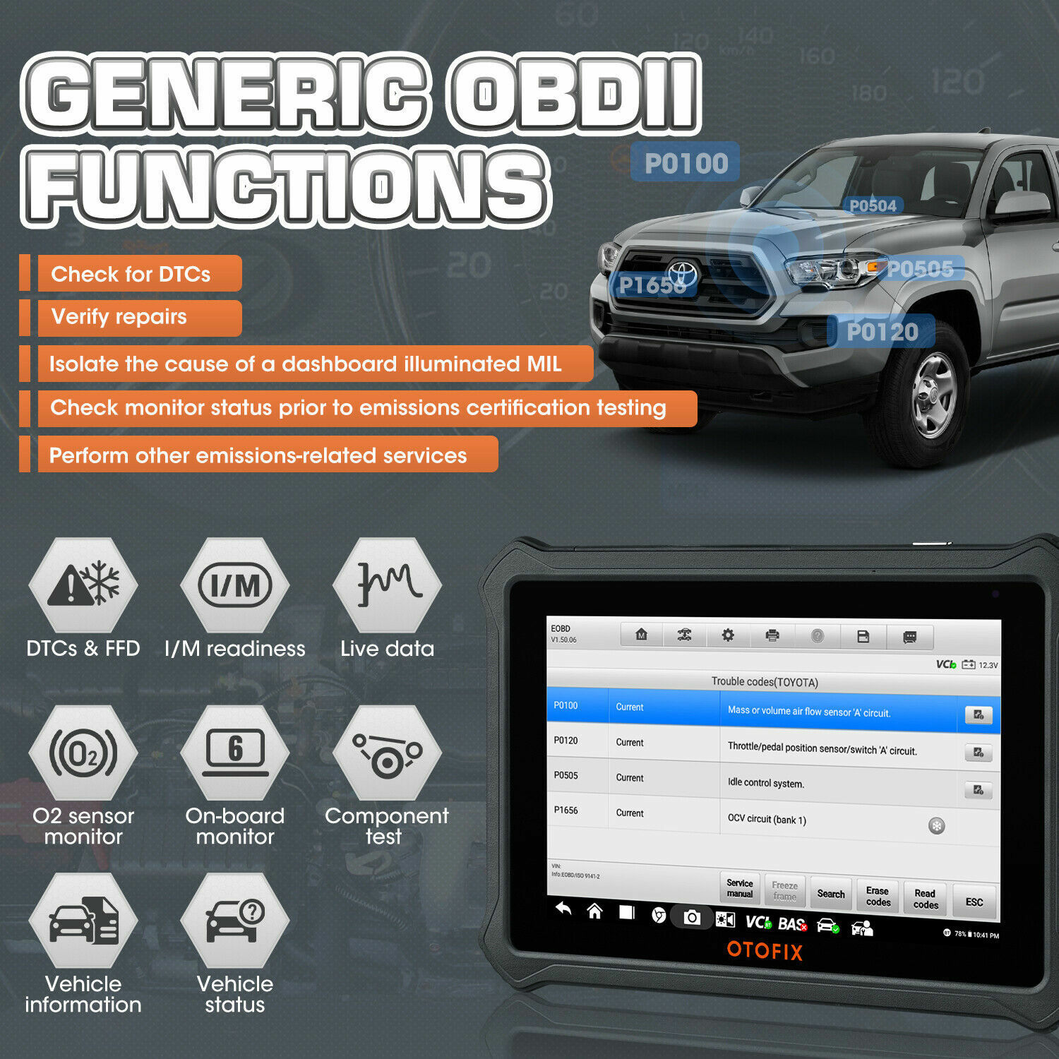 2025 OTOFIX D1 Lite Car Bidirectional Scanner Full System Diagnostic Coding Tool