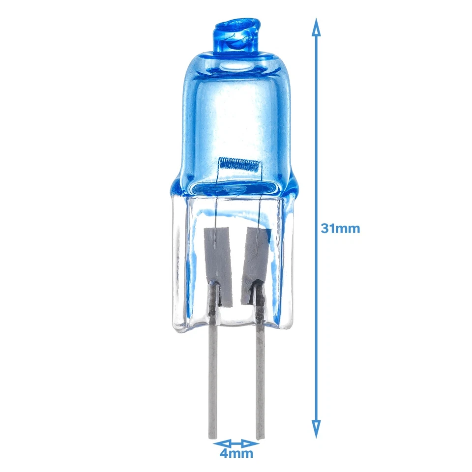 1pc G4 12V 20W JCD Clear Cool White Light Globe Bulb Halogen Bi-Pin Dimmable - Image 2 of 4