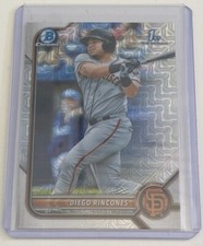 Diego Rincones 2022 Bowman Prospects Chrome Mojo Refractor #BCP-65 Giants
