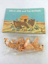 Arco Ark Toy Animal Tigers Unopened in Package NOS Vintage Toys