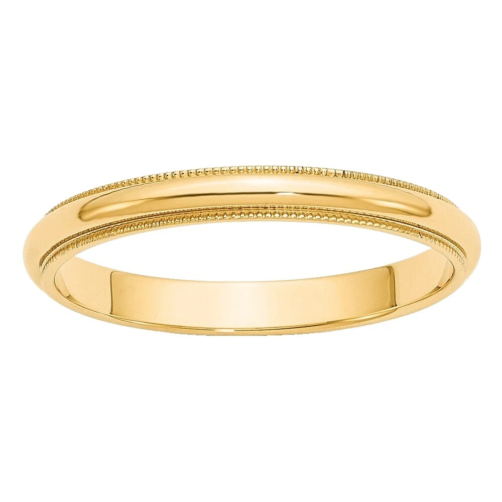 Band Yellow Gold Rings for Men 9 Ring