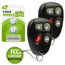 2 Replacement For 2001 2002 2003 2004 2005 Buick Lesabre Key Fob Remote