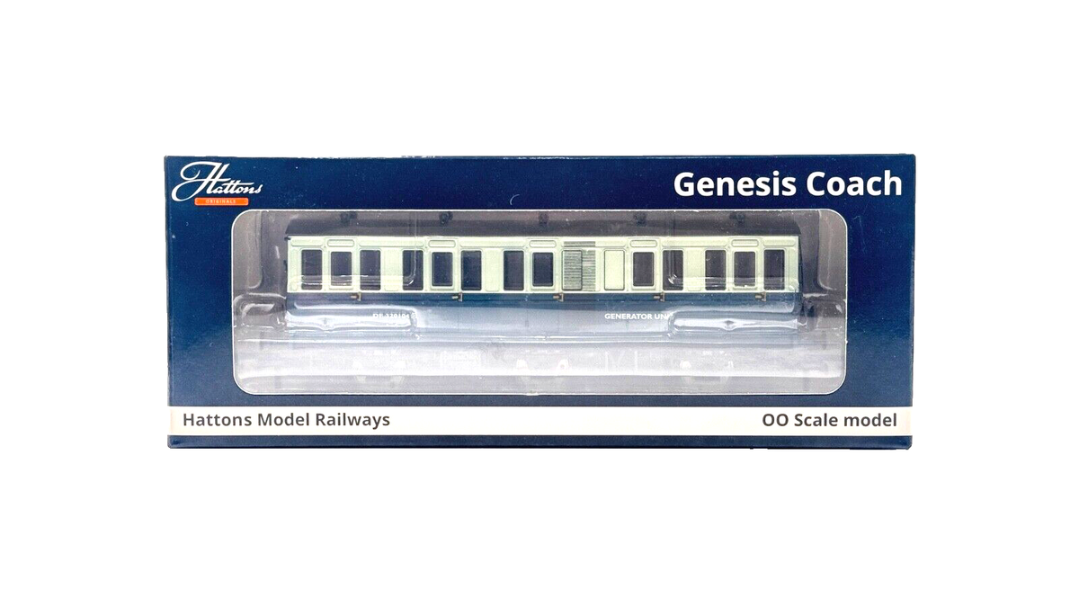 HATTONS 00 GAUGE H4-6T-901AL WHEEL 3RD BLUE GREY GENERATOR GENESIS  COACH