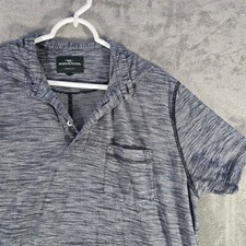 Rodd Gunn Sports Fit Polo Shirt Short Sleeve Casual Blue Mens L