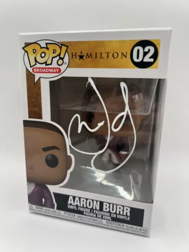 LESLIE ODOM JR SIGNED AARON BURR HAMILTON BROADWAY FUNKO POP - BECKETT COA