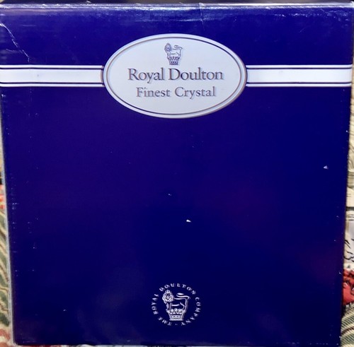 Pair Crystal Candlestick Royal Doulton Oxford 7 1/2" Austrian Crystal NEW in Box - Bild 4 von 5