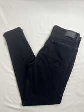 Signature Levi's Mid Rise Skinny Women's Jeans Size 8M Black Denim 29x30