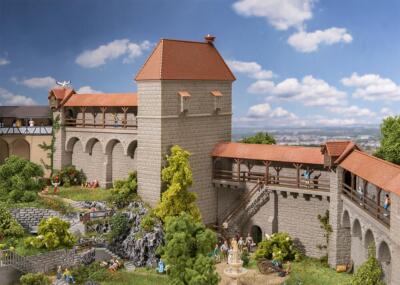 FALLER 130691 Old town wall set shield wall 1:87 H0 Gauge # NEW in OVP #