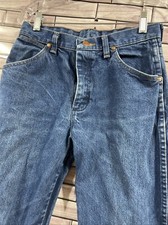 wrangler boys jeans 16 blue denim bootcut western cowboy rodeo 13mwz