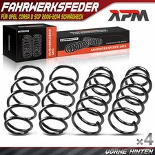 4x Federn Fahrwerksfeder Vorne Hinten für Opel Corsa D S07 2006-2014 Schrägheck