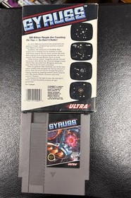 1988 Gyruss Nintendo NES BOX AND GAME! ADULT OWNED
