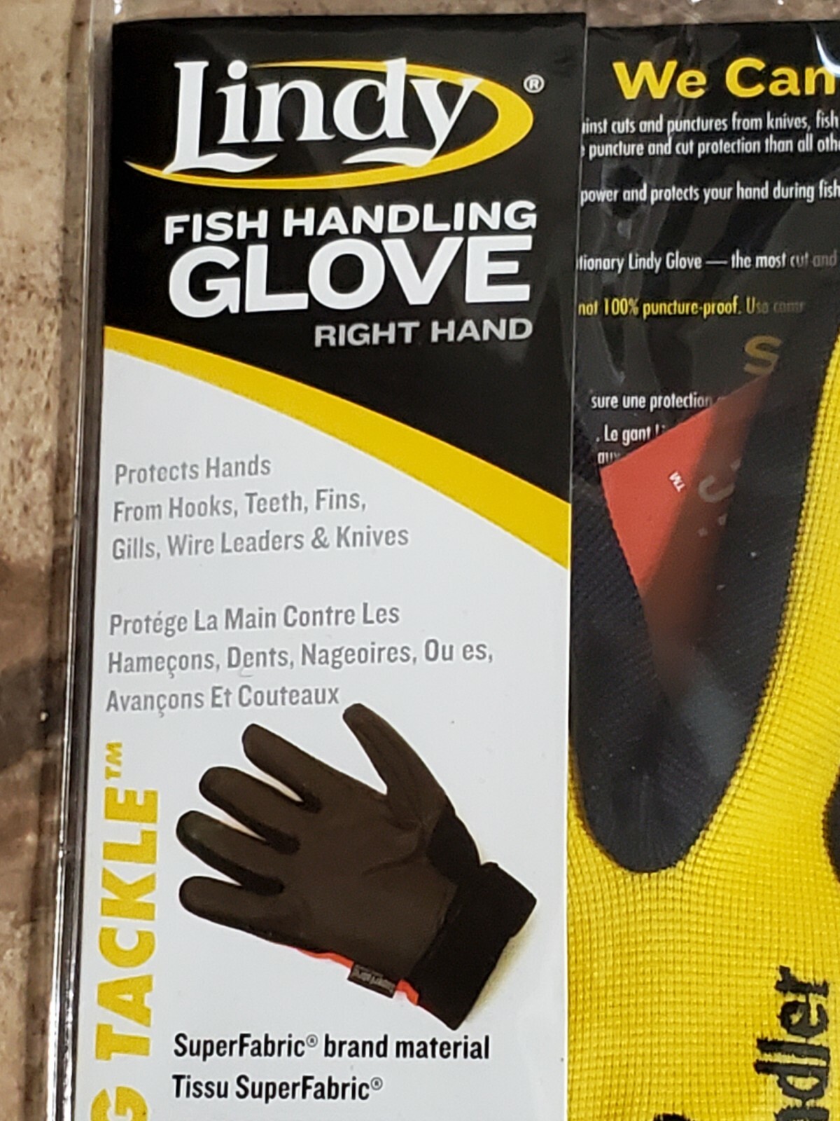 Lindy Fishing Glove Filleting Right Hand Protection Size Medium 