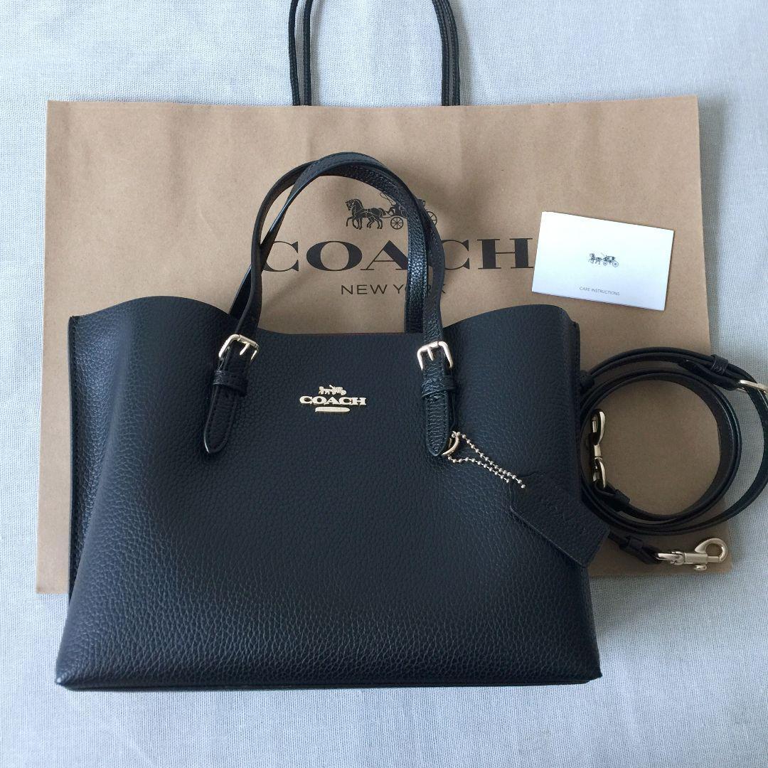 COACH Molly 25 Tote Bag for Women in Black C4084 Outlet