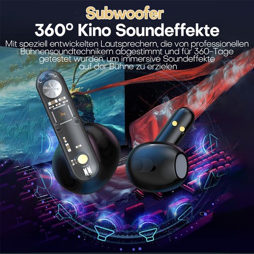 TWS Bluetooth Kopfhörer, In Ear Kopfhörer Bluetooth 5.3 Kopfhörer Sport LY80 - Zdjęcie 10 z 21