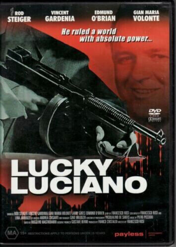 Lucky Luciano (DVD, 1973) - GOOD CONDITION - Free Post - Region All - Picture 1 of 1