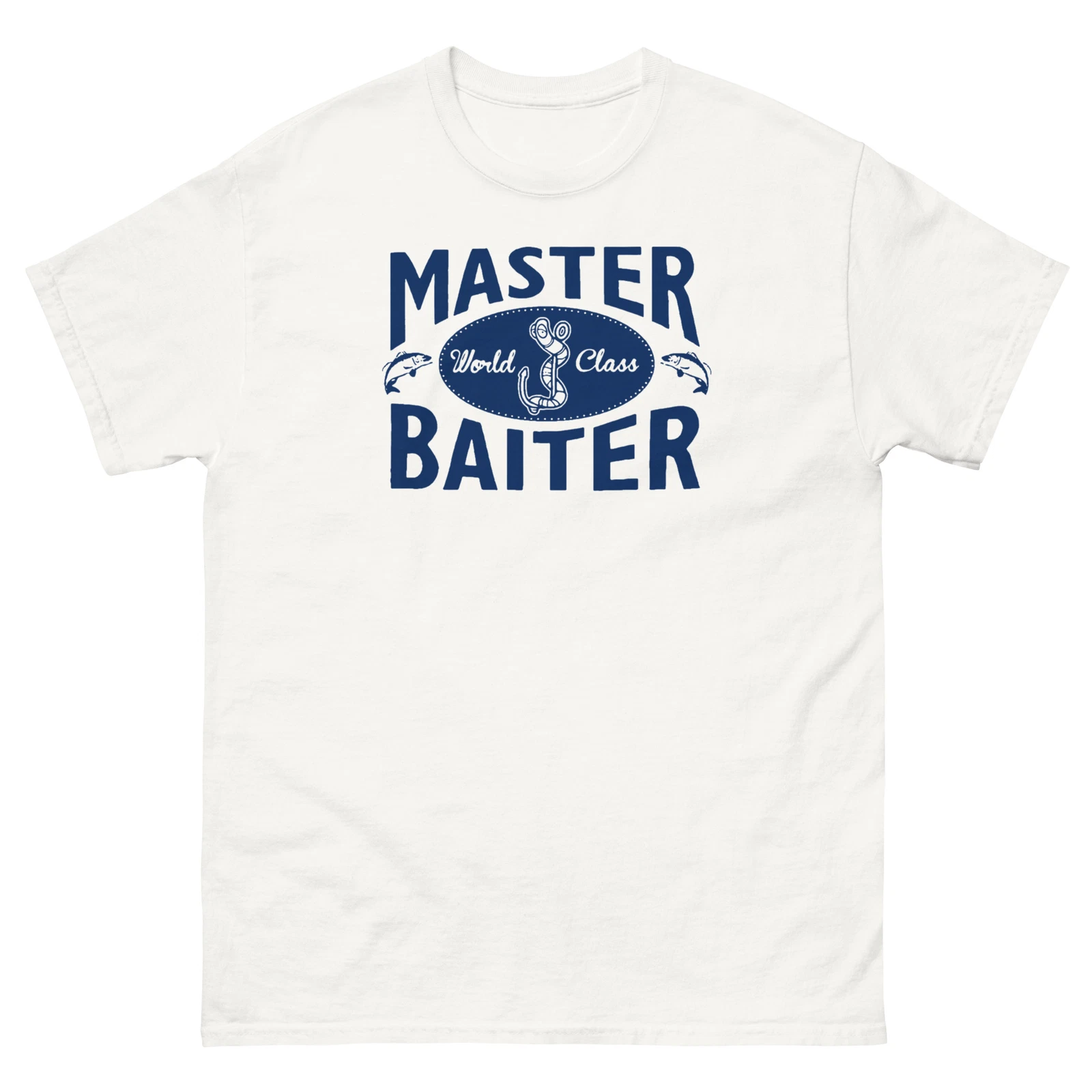 Fishing Master Baiter Fisherman Offensive Masturbater T-Shirt