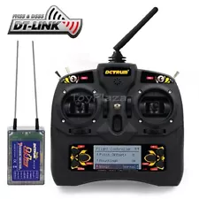 Dynam 2.4g 6Ch Detrum GAVIN-6C Transmitter RXC7 Receiver RC Plane Copter Drone