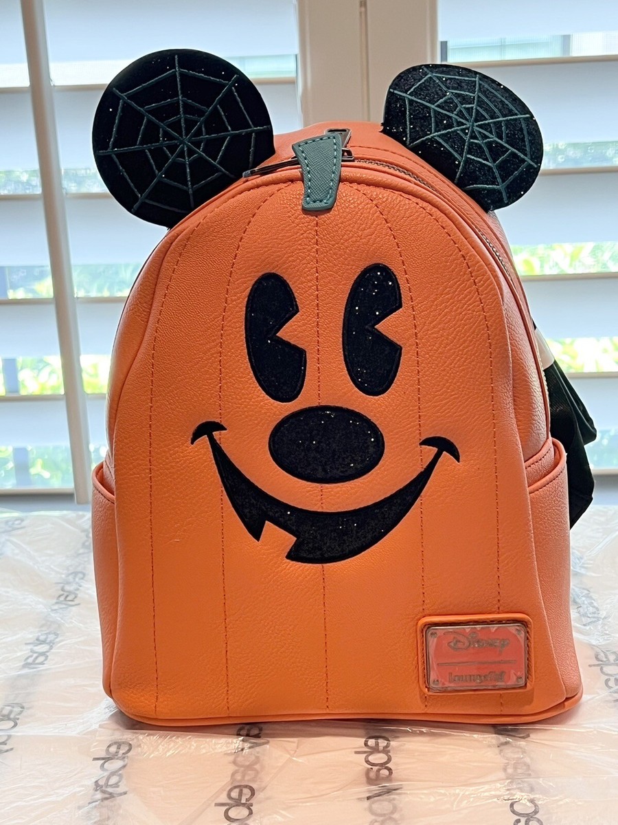 Disney - ディズニーリゾート Loungefly ハロウィン パンプキン ミッキー バッグ Disney Parks Loungefly Mickey Pumpkin Jack-O-Lantern
