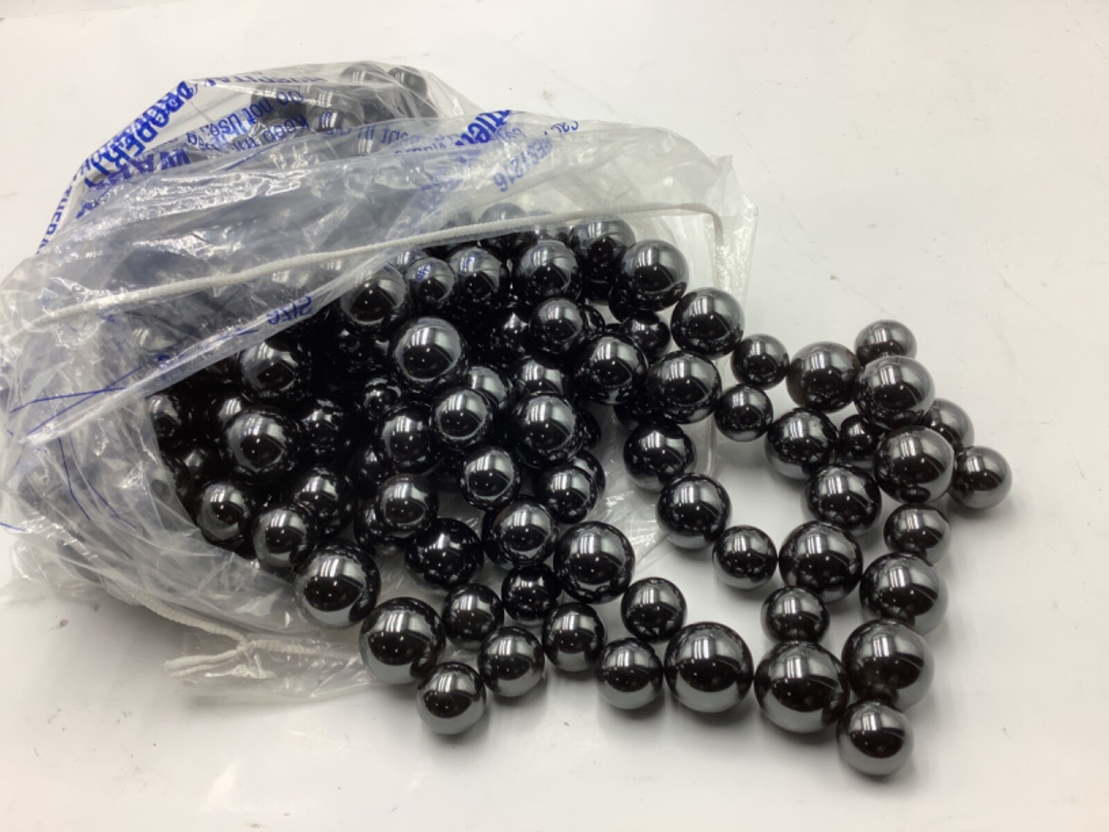 (QTY 215) Hematite Sphere, Large Hematite Zinger Balls,Singing