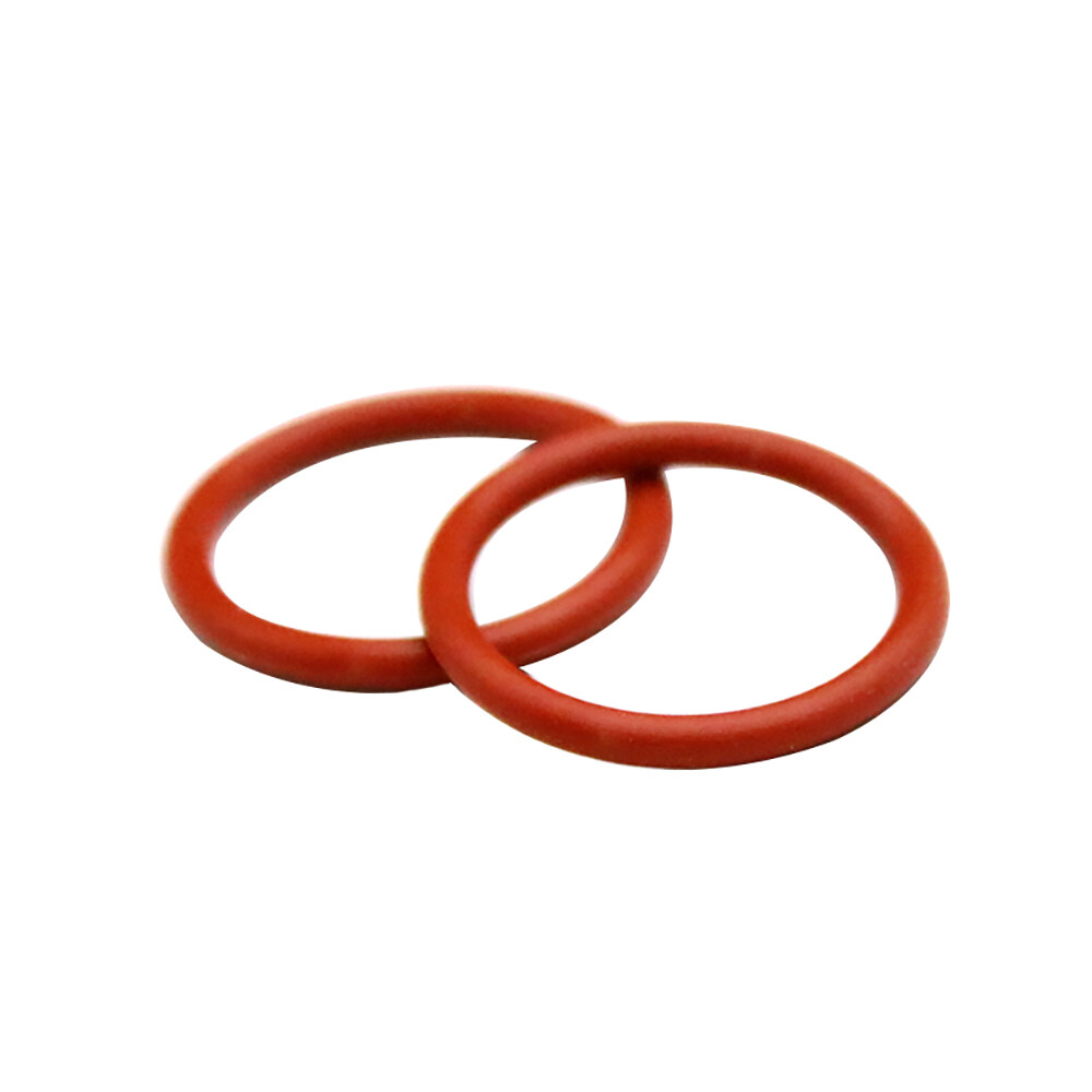 Red Food Grade O-Ring Silicone Rubber Metric 5.0mm Cross Section 18mm - 90mm OD