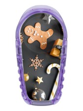 Aufkleber Sticker für Dexcom G6 Sensor 2x Goldene Weihnacht myDili Diabetes
