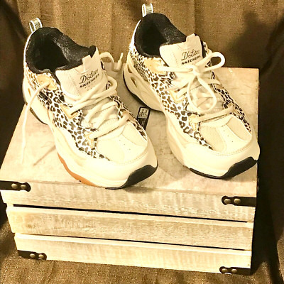 D'Lites Sketchers Air Cooled Leather Pink/Black Leopard Print Size 7  $93