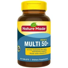 Nature Made Multi For him 50+ Dietary Supplement - 90 Tablets 8/31/26