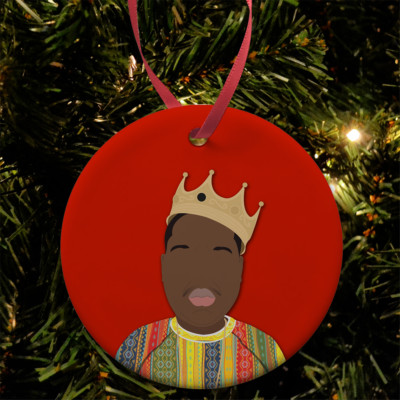 Hip Hop Rap Christbaumschmuck flache Keramikkugeln Auswahl aus 33 Künstlern