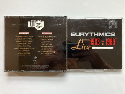Live 1983-89 by Eurythmics (3-CD, 1993) Bonus 6 Track CD - Promo Copy