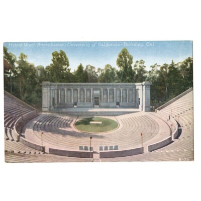 Hearst Greek Ampitheater University of California Berkeley CA Postcard DB