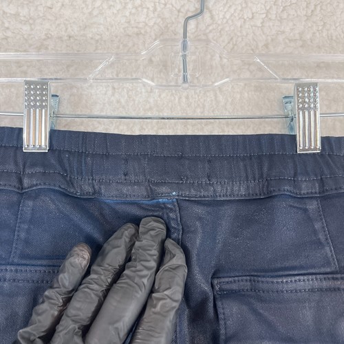 Hudson Blue Coated Utility Jogger Pants Womens Pull On Elastic Waist Size Medium - Picture 15 of 20