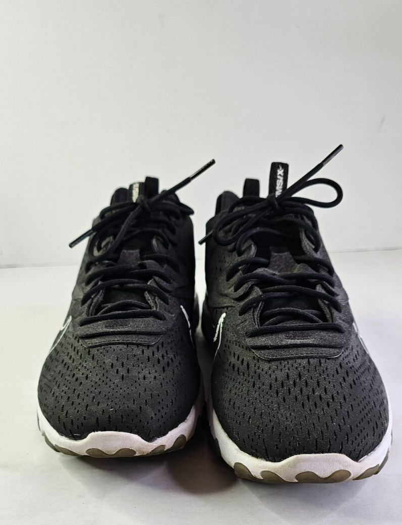 NIKE REACT VISION MEN'S SHOES SIZE 13 BLACK/WHITE SNEAKERS CD4373