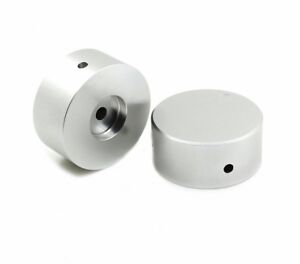 1PCS-Solid-aluminum-matte-silver-48-22-Power-amplifier-volume-potentiometer-knob