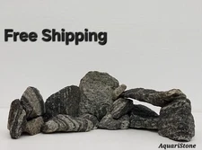 Rocks for Aquarium Stone Decorations 10lb Striped Granite Fish Tank Ornaments