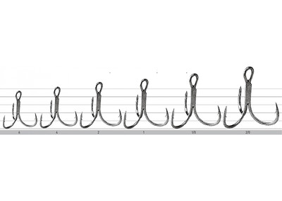 Owner ST41BCX / treble hooks / #6 - #2/0 / Drillingshaken
