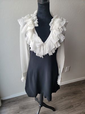 NWT Maison Laviniaturra Silk Wool Cotton Dress Womens Clothing ~M