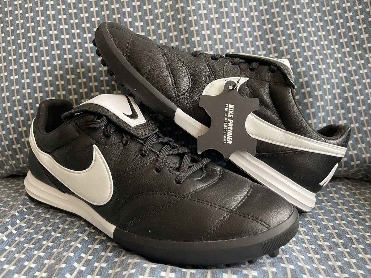 Rare Nike Premier ll Turf Soccer Shoes Cleats Black White