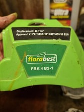 Motore Florabest FBK 4 B2-1 funzionante con rotture n. JSKY1E40F-5 42,7cc anno 2015/11
