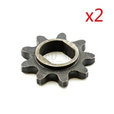 2pcs 9 Tooth Sprocket Dual D-bore for 25 chain electric scooter motors MY1020
