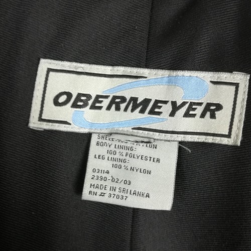Vtg Obermeyer Womens Ski Pants Snow Black 03114 Cargo Pocket Lined 34 - Bild 12 von 12