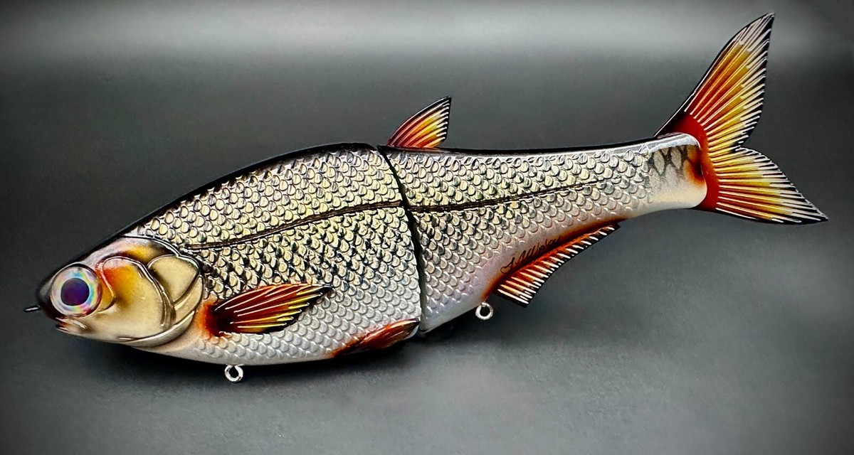 Leurre Swimbait Hinkle Shad Jr. Clone Emerald Shad - Peinture Sur