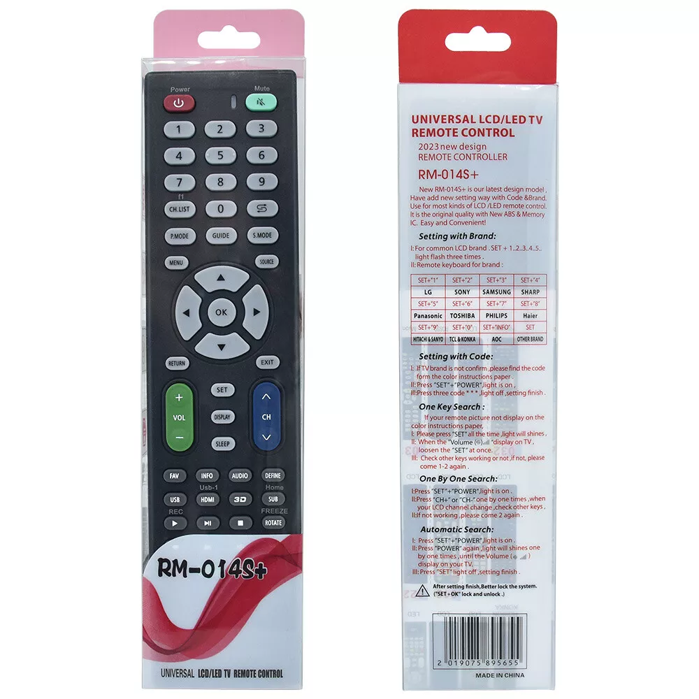 New HUAYU RM 014S Universal For Samsung Sony Sharp LG AOC LCD TV