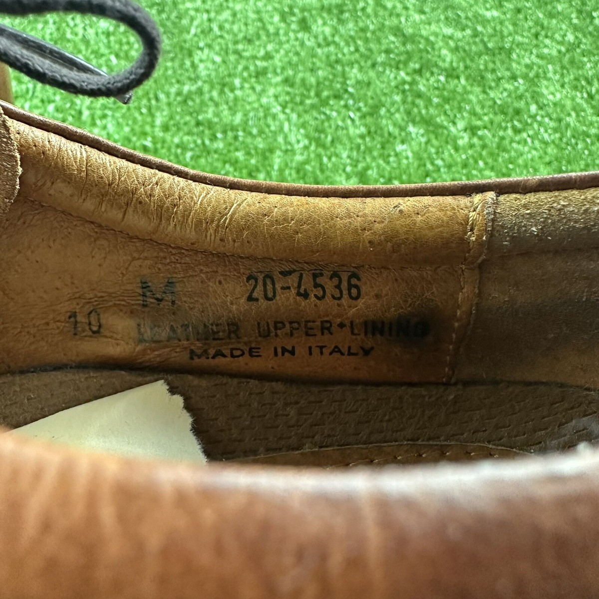Johnston & Murphy Men\'s Sheepskin 20-4536 Brown Leather Oxfords Shoes Size 10.5 Johnston & Murphy J&M Est 1850 Collection Brown Oxford  main image 4