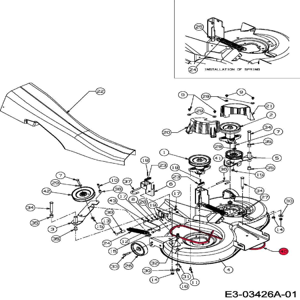 Motion Drive Belt Fits Mtd Minirider 60 E Pn 754-0453