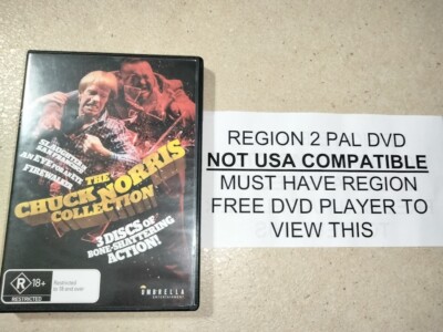Chuck Norris Collection DVD Region 2/4 Import Slaughter In San Francisco RARE
