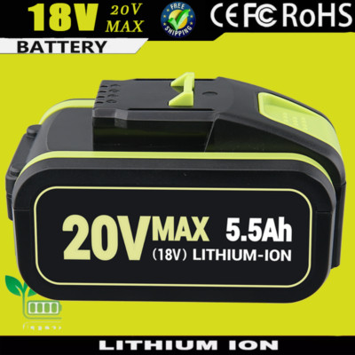 Stück Akku für Worx 20 V MAX 5,5Ah Akku WA3551.1, WA3572, WA3553, WX390, WX176