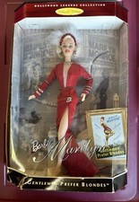 1997 Barbie as Marilyn Monroe Gentlemen Prefer Blondes Mattel 17452 New In Box
