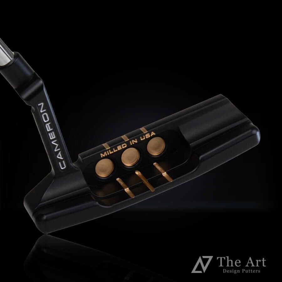 SCOTTY CAMERON Newport 2 Sideface Skull New ver. S Art Black