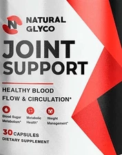 Natural Glyco Joint Support For Blood and Circulation Health Genuine 30 Capsules