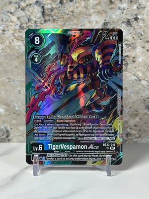 TigerVespamon ACE BT23-045 | Digimon TCG | Mega Virus | Full Art Holo 